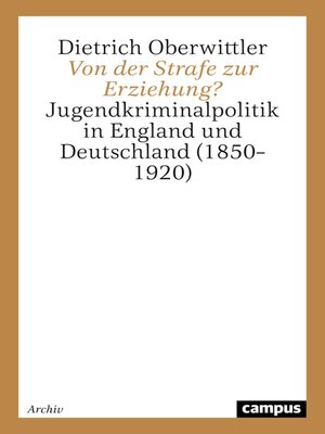 cover image of Von der Strafe zur Erziehung?